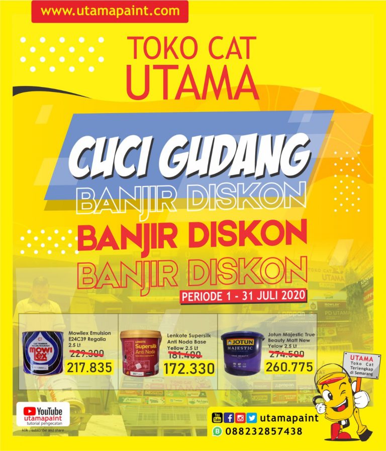 Promo Cuci Gudang Toko Cat Utama Toko Cat Utama